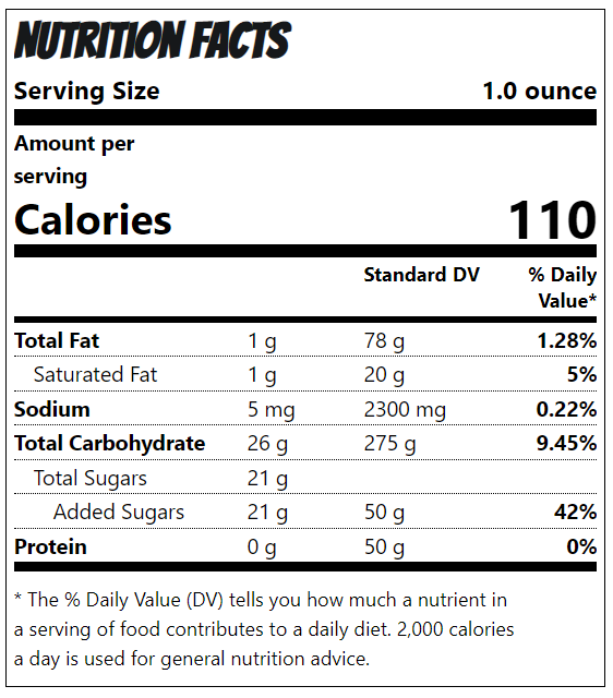 Nutritional Information