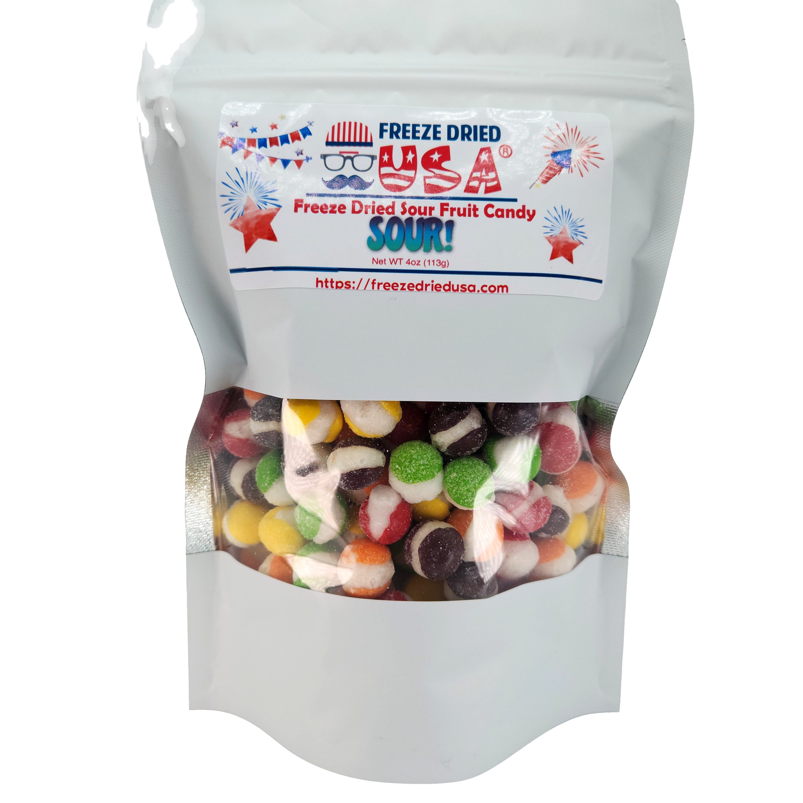 Freeze Dried USA SOUR Skittles® Candy (8 oz) ⋆ Freeze Dried USA